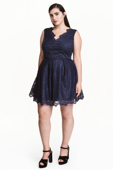 H&M+ Lace V-neck dress